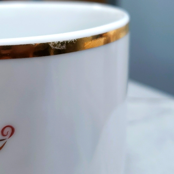 Rudolph Flying Right Gold Rimmed Mug - Picture 5 of 7